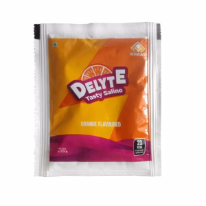Khaas Delyte Tasty Saline Sachet (Orange Flavored)-9 gm